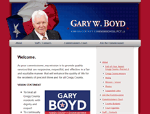 Tablet Screenshot of garywboyd.com